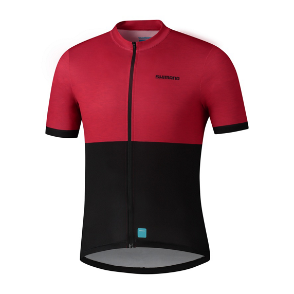 Shimano Elemento Kısa Kollu Forma Erkek Kırmızı-Siyah